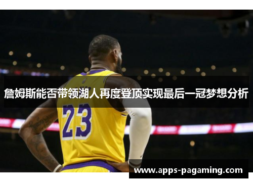 詹姆斯能否带领湖人再度登顶实现最后一冠梦想分析